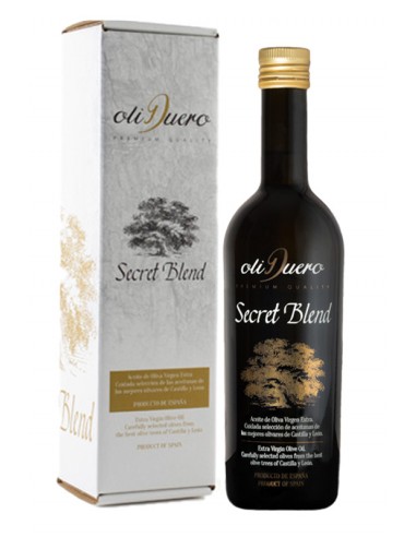Aceite OLIDUERO Secret Blend 50 cl. Mezcla secreta de variedades.