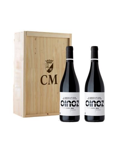 Oinoz Crianza 2021 - Caja de Madera (x2)