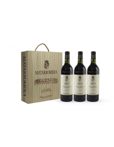 Matarromera Crianza - Cata vertical 2018-2019-2020 - Caja de Madera (x3)