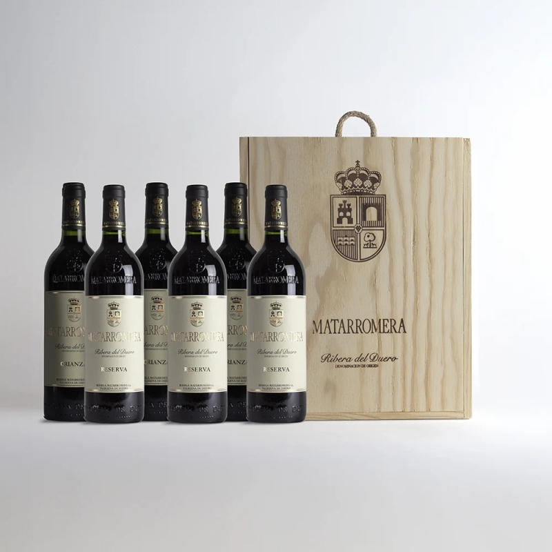 Matarromera Crianza y Matarromera Reserva - Pack caja regalo