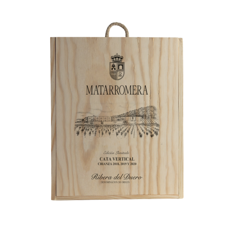 Matarromera Crianza - Cata vertical 2018-2019-2020 - Estuche de Madera (x3)