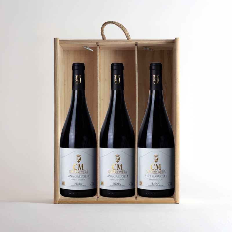 CM Viña Garugele 2015 - Vino de Finca- Estuche de Madera (x3)